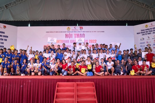 Hội thao Benthanh Group 2022 chào mừng kỷ niệm 25 năm thành lập Tổng Công ty Bến Thành.