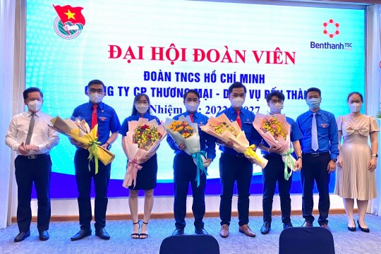 Đại hội Đoàn viên Đoàn TNCS Hồ Chí Minh Công ty Cổ phần Thương mại - Dịch vụ Bến Thành nhiệm kỳ 2022 - 2027